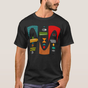 Camiseta Mediados de siglo Tiki moderno Tok