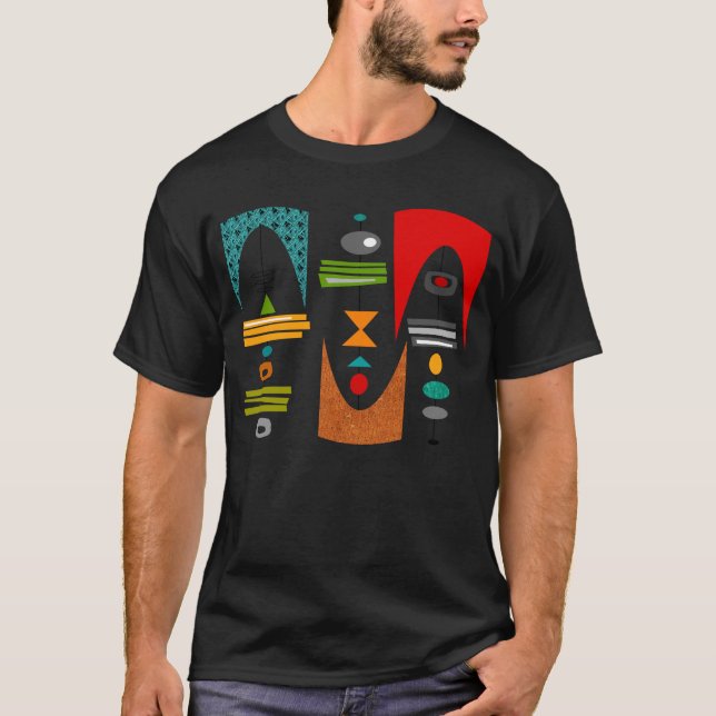 Camiseta Mediados de siglo Tiki moderno Tok (Anverso)