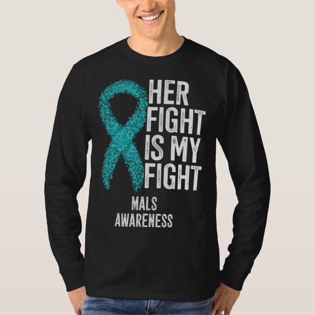 Camiseta Median Arcuate Ligament Syndrome Her Fight Is My F (Anverso)