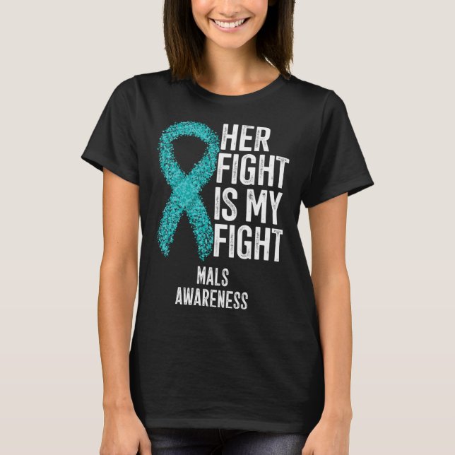 Camiseta Median Arcuate Ligament Syndrome Her Fight Is My F (Anverso)