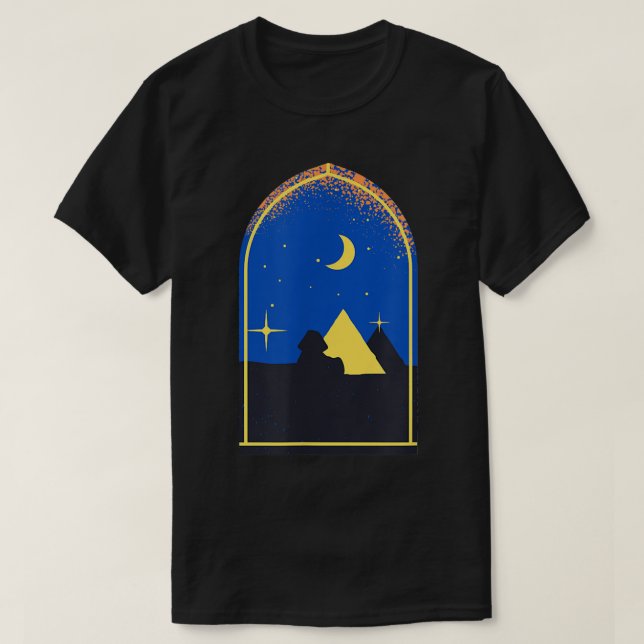 Camiseta Medianoche en Egipto (Diseño del anverso)