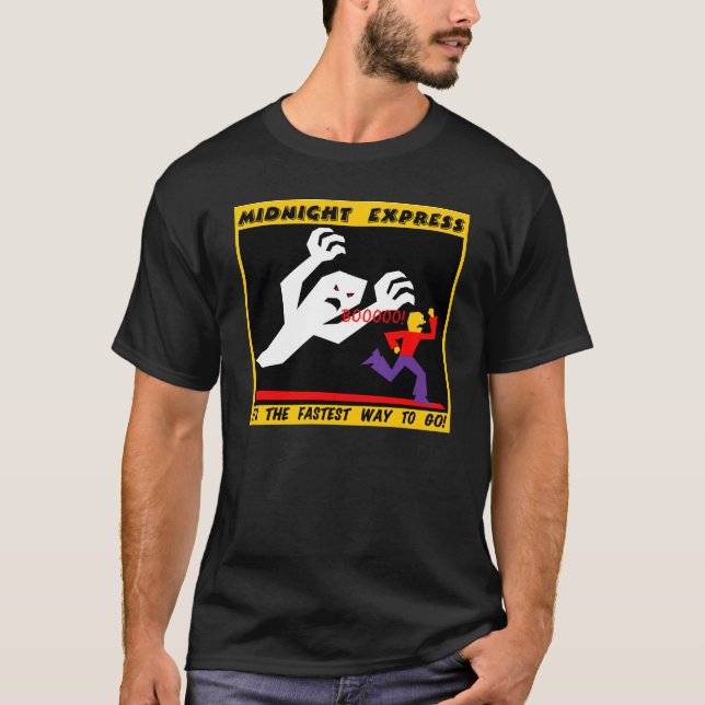 Camiseta Medianoche expresa (Anverso)