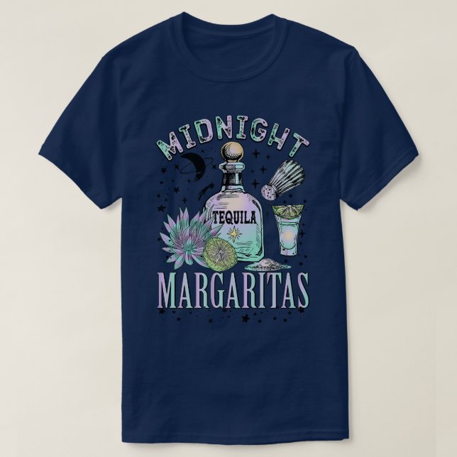 Camiseta Medianoche Tequila Margaritas Lime Tequila Bebe Ma (Diseño del anverso)
