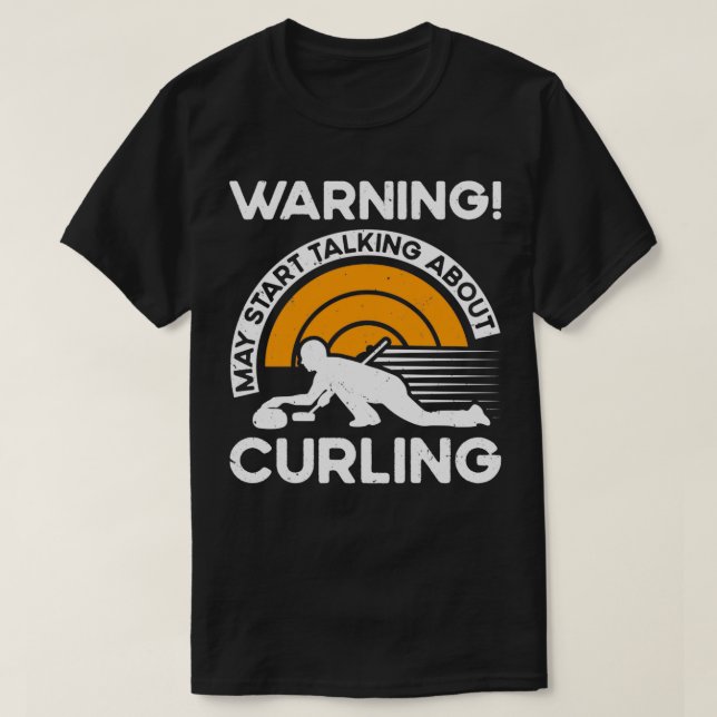 Camiseta medias de curling para tiradores de rizos 1 (Diseño del anverso)