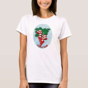 Camiseta Medias de Navidad Joyeux Noel