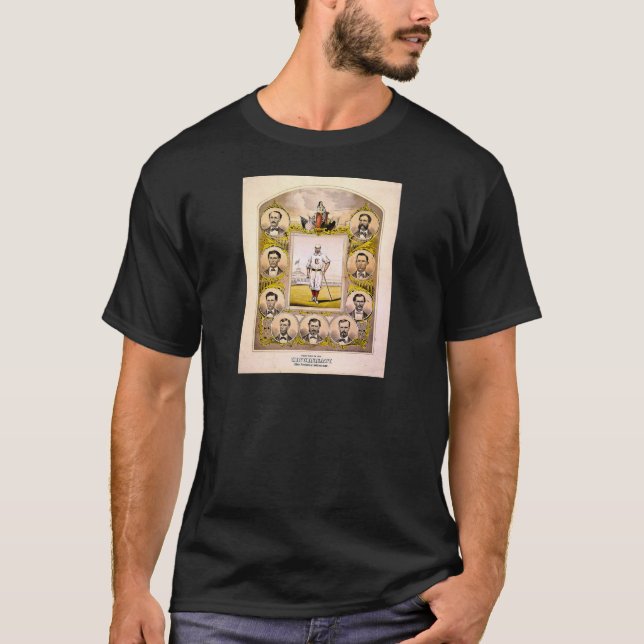 Camiseta Medias rojas de Cincinnati de 1869 (Anverso)