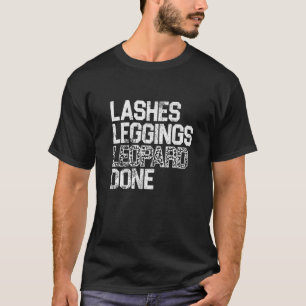 Camiseta Medias Vintage Lashes Leopardo Hecho Tech Las Lash