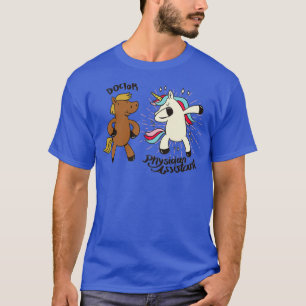 Camiseta Médica Auxiliar de Médicos Caballo amp Unicorn 1