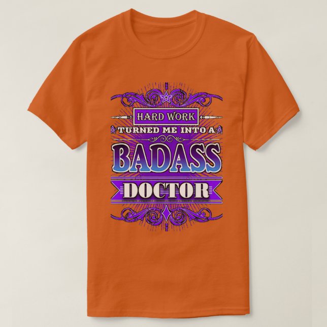Camiseta Médica BADASS (Diseño del anverso)