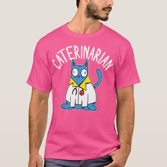 Camiseta Médica Caterinaria Veterinaria (Anverso)