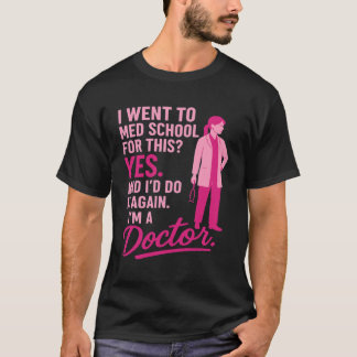 Camiseta Médica Cirujana Mujer Divertida Gracias Gi