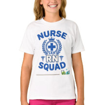 Camiseta Médica Cruz Royal CEA RN Nurse Squad