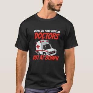 Camiseta Médica de ambulancia Clínica de emergencia paraméd