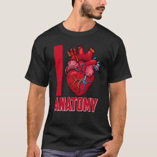 Camiseta Médica de Amor Anatomía Escuela de Medicina Médica