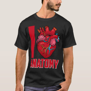Camiseta Médica de Amor Anatomía Escuela de Medicina Médica
