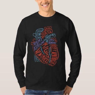 Camiseta Médica de Anatomía Especializada en el Corazón Bio