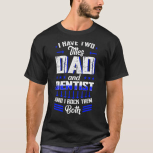 Camiseta Médica de boca dental Higiene oral Dental del padr