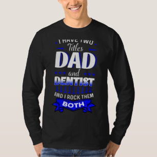 Camiseta Médica de boca dental Higiene oral Dental del padr