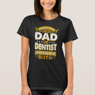 Camiseta Médica de boca dental Higiene oral Dental del padr