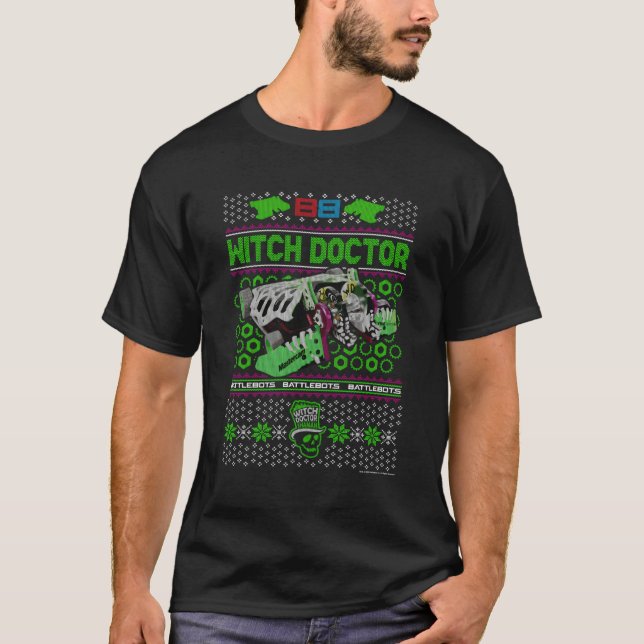 Camiseta Médica de Brujas Feo de los Batlebots (Anverso)