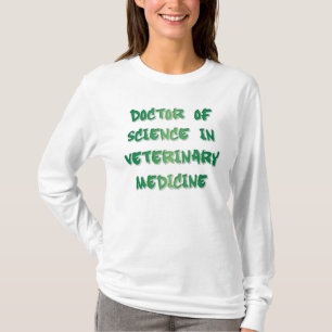 Camiseta Médica de Ciencia en Medicina Veterinaria
