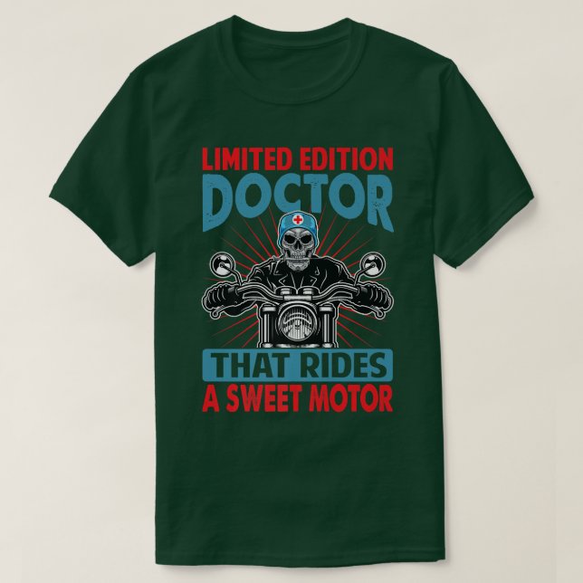 Camiseta Médica De Edición Limitada Que Va A Un Motor Dulce (Diseño del anverso)