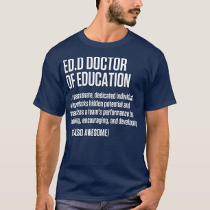 Camiseta Médica de Educación Graduación de Doctorado
