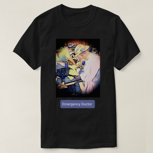 Camiseta Médica de emergencia (Diseño del anverso)
