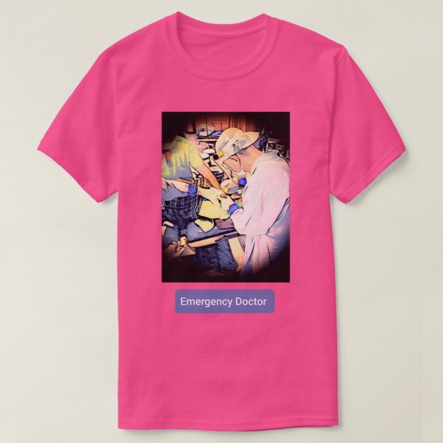 Camiseta Médica de emergencia 1 (Diseño del anverso)