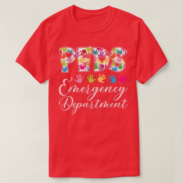 Camiseta MÉDICA de Enfermeras Pediátricas del Departamento  (Diseño del anverso)
