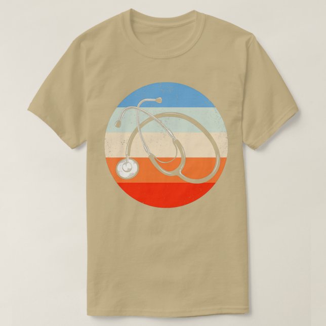 Camiseta Médica de enfermería de Stethoscope (Diseño del anverso)