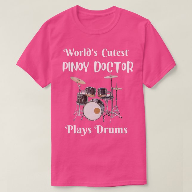 Camiseta MÉDICA DE FILIPINO MUNDIAL CUTEST JUEGA DROMAS Tri (Diseño del anverso)