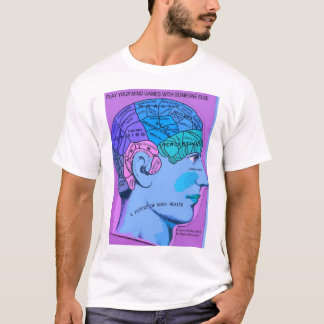 Camiseta médica de la carta de los juegos de mente