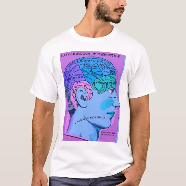 Camiseta médica de la carta de los juegos de mente (Anverso)
