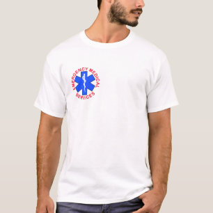 Camiseta médica de la emergencia del rescate del