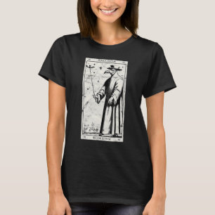Camiseta Médica de la peste Occult Black Death Tarot Card A