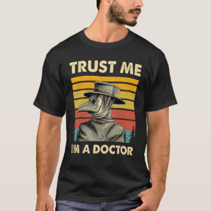 Camiseta Médica de la peste Shirt Steampunk Medieval Trust