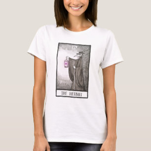 Camiseta Médica de la peste Tarot Hermit Art Lockdown memen