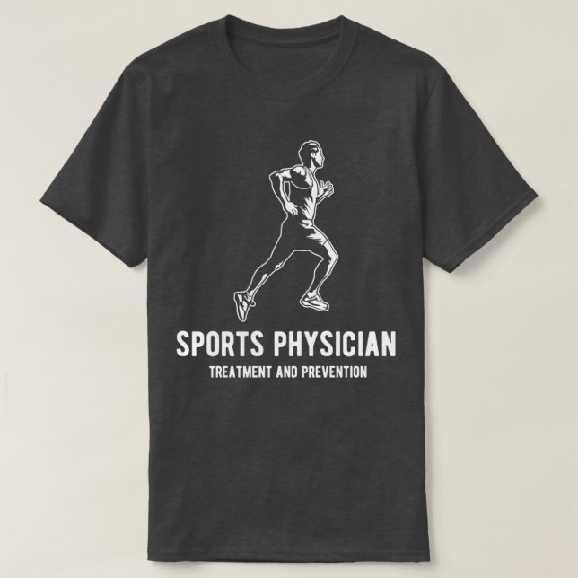 Camiseta Médica de Medicina de Fitness de Médico Deportivo (Diseño del anverso)