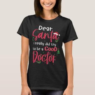 Camiseta Médica de navidades Santa Med Estudiante Médico