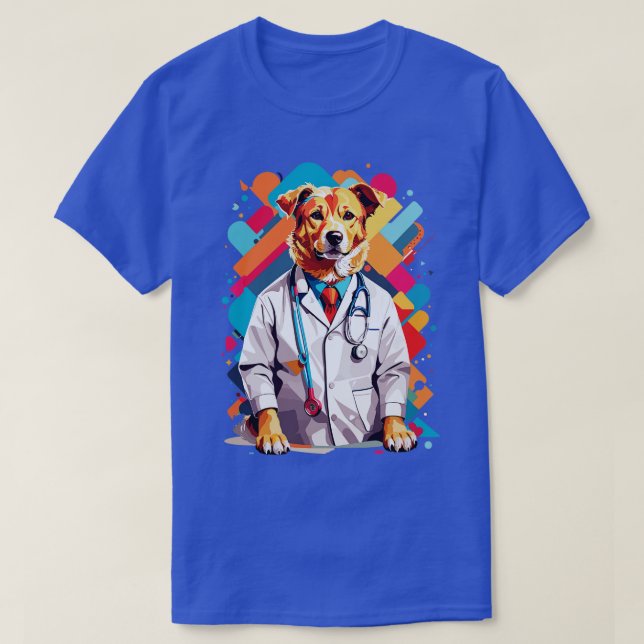 Camiseta Médica de perro (Diseño del anverso)
