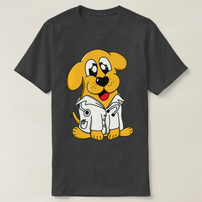 Camiseta Médica de perro 1 (Diseño del anverso)
