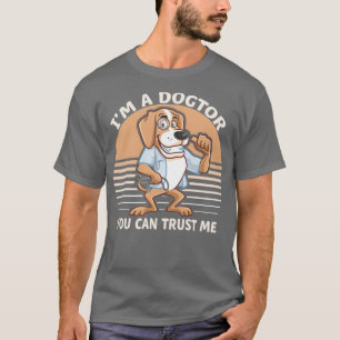 Camiseta Médica de perro rescate animal divertida veterinar