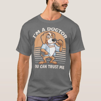 Camiseta Médica de perro rescate animal divertida veterinar