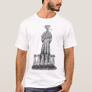 Camiseta Médica de peste con alumnos Gótico dibujo artís