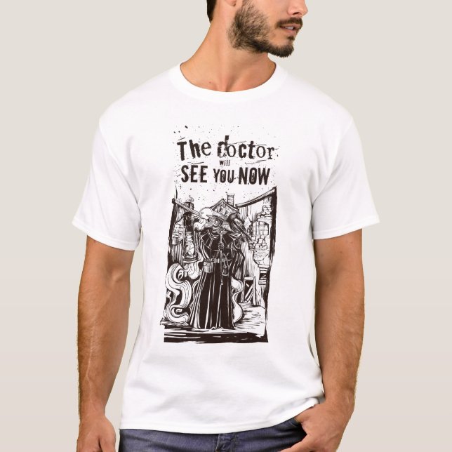 Camiseta Médica de plaga (Anverso)