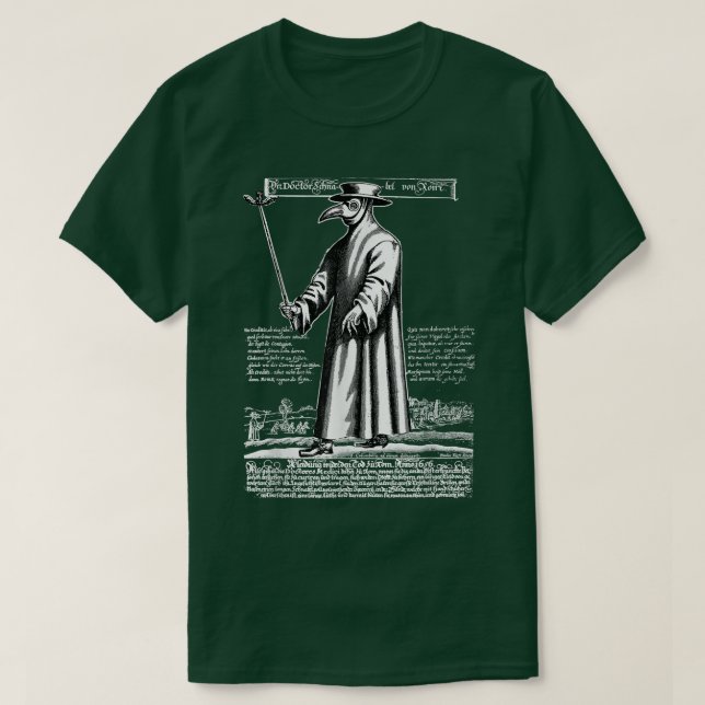 Camiseta Médica de plaga (Diseño del anverso)