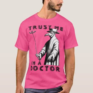Camiseta Médica de plaga de vintage Black Plague Black Deat