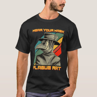 Camiseta Médica De Plaga Steampunk Medieval Usa Tu Máscara