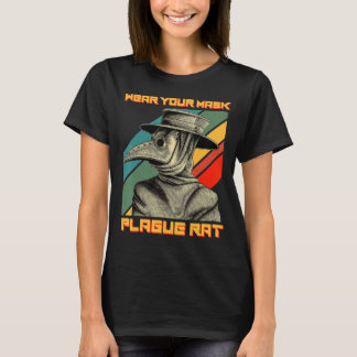 Camiseta Médica De Plaga Steampunk Medieval Usa Tu Máscara 